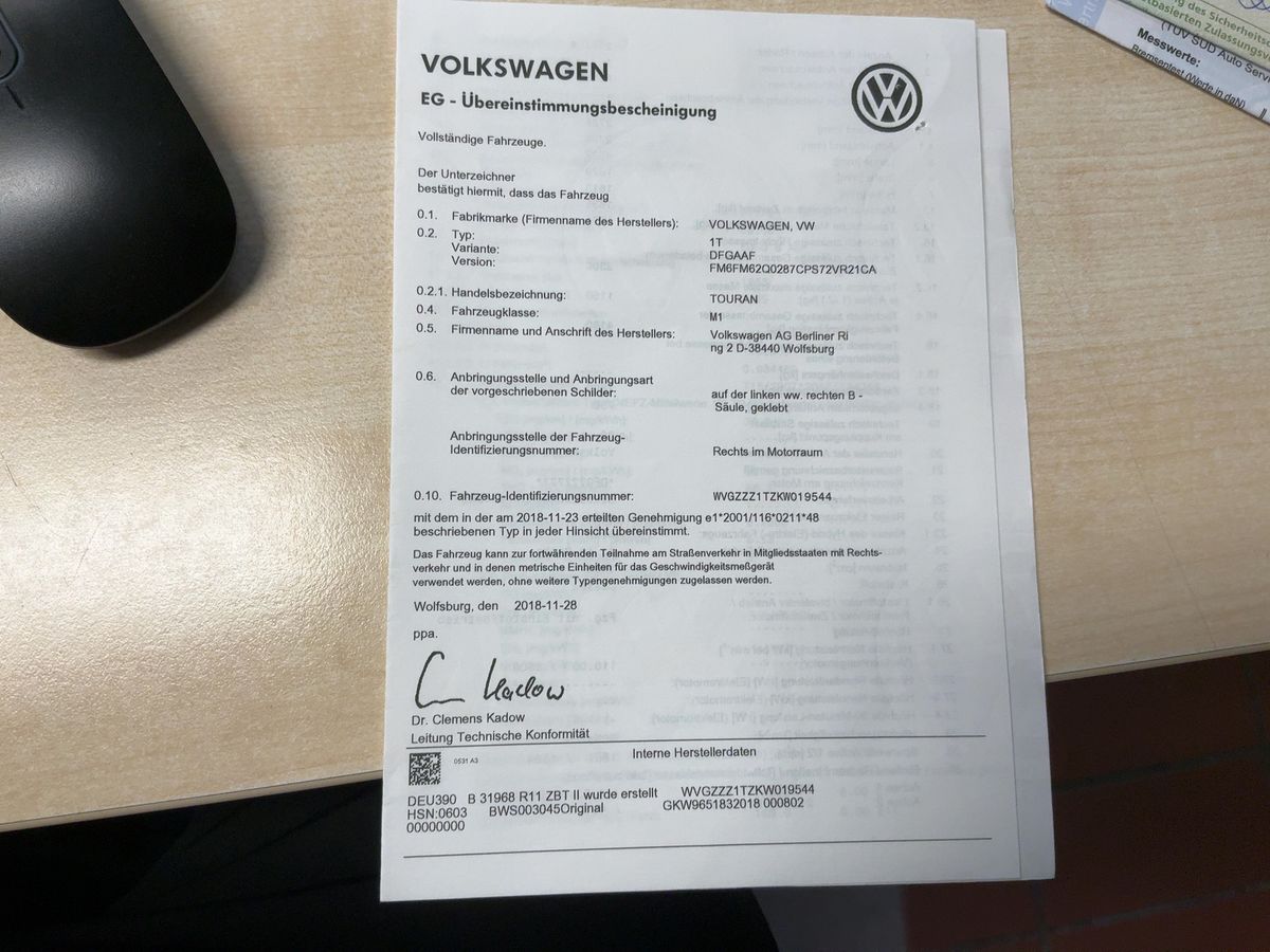 Volkswagen Touran d'occasion