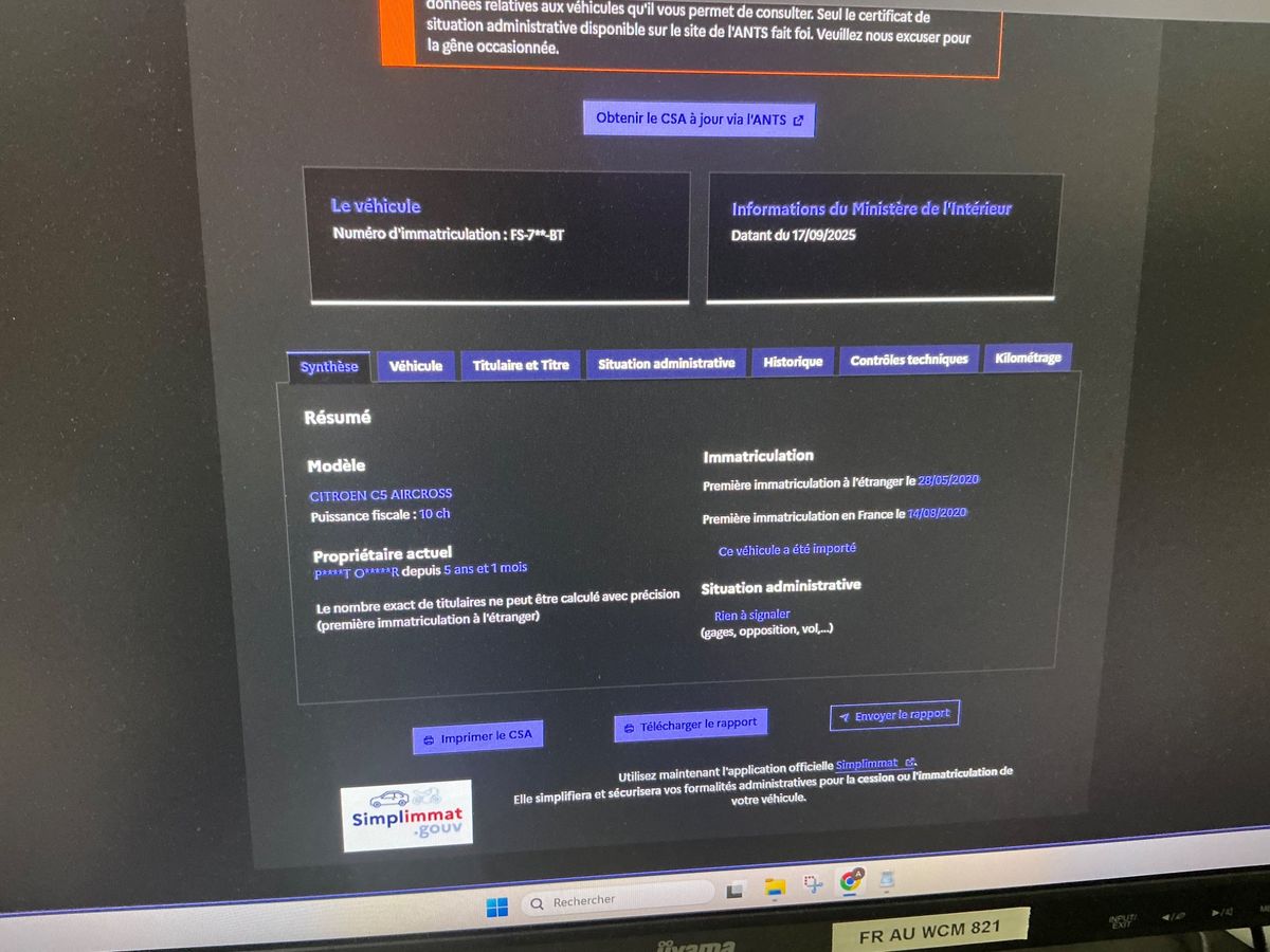 Citroen C5 d'occasion