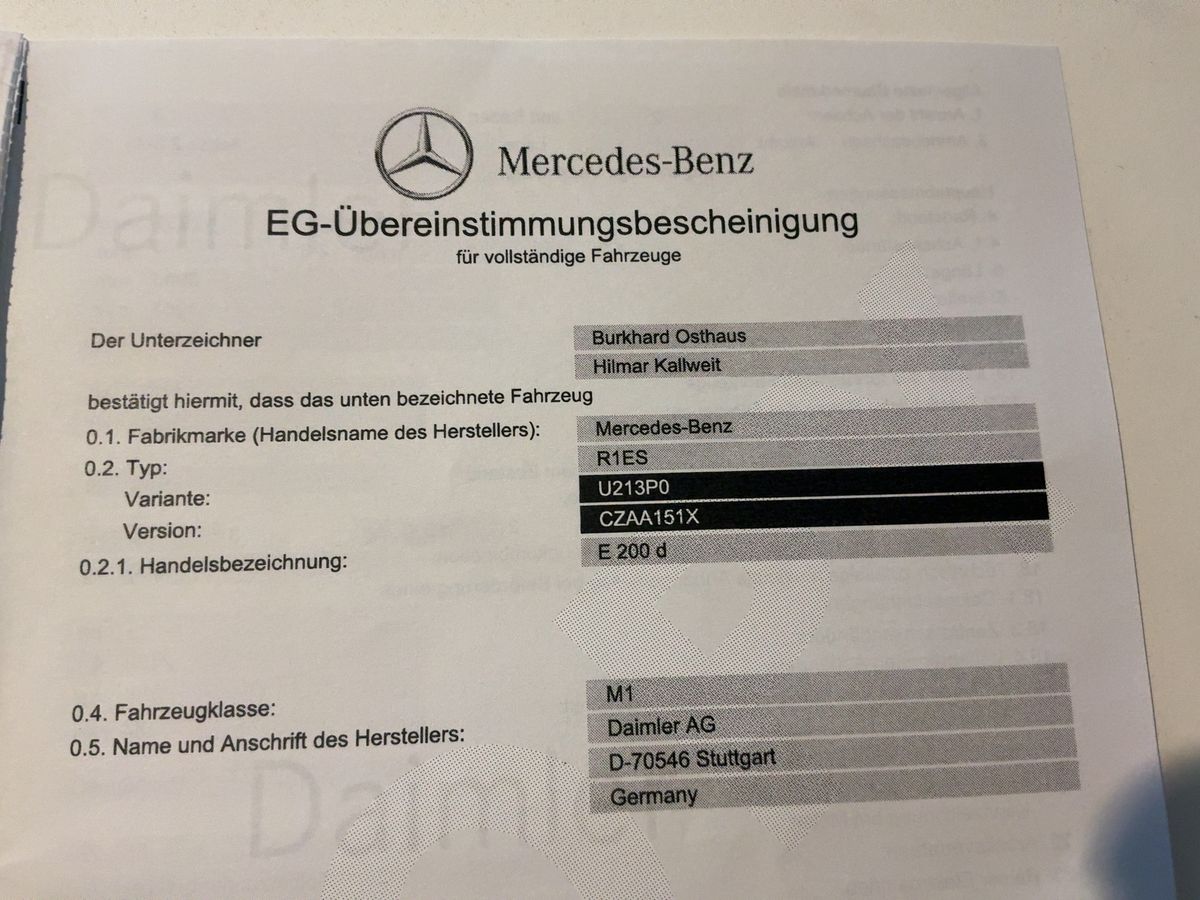Mercedes-Benz E-Klasse d'occasion