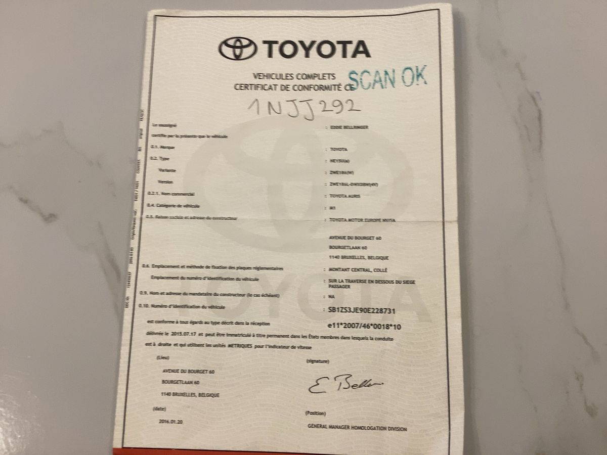 Toyota Auris d'occasion