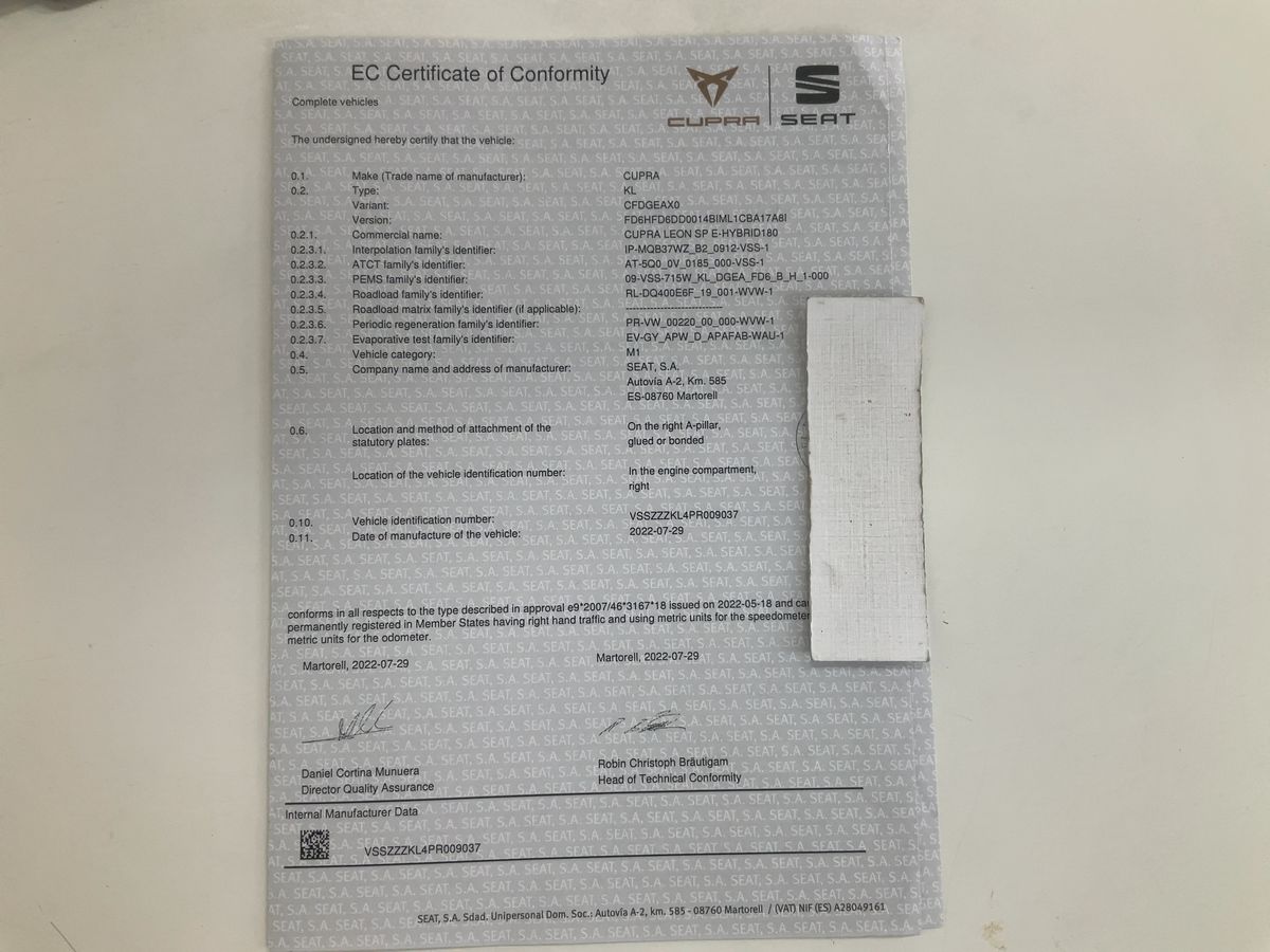 Cupra Leon d'occasion
