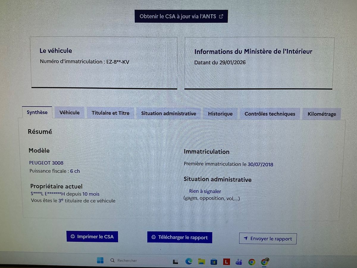 Peugeot 3008 d'occasion