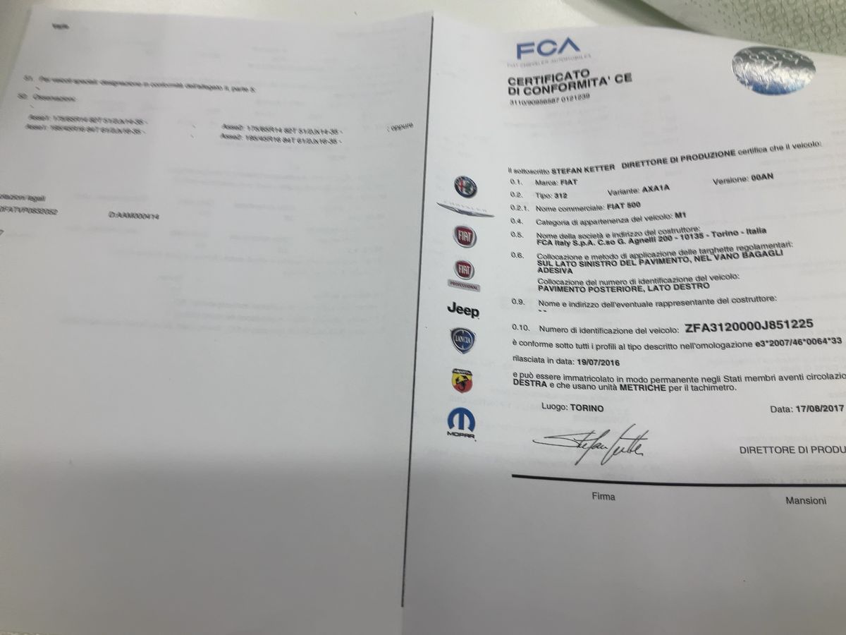 Fiat 500 d'occasion