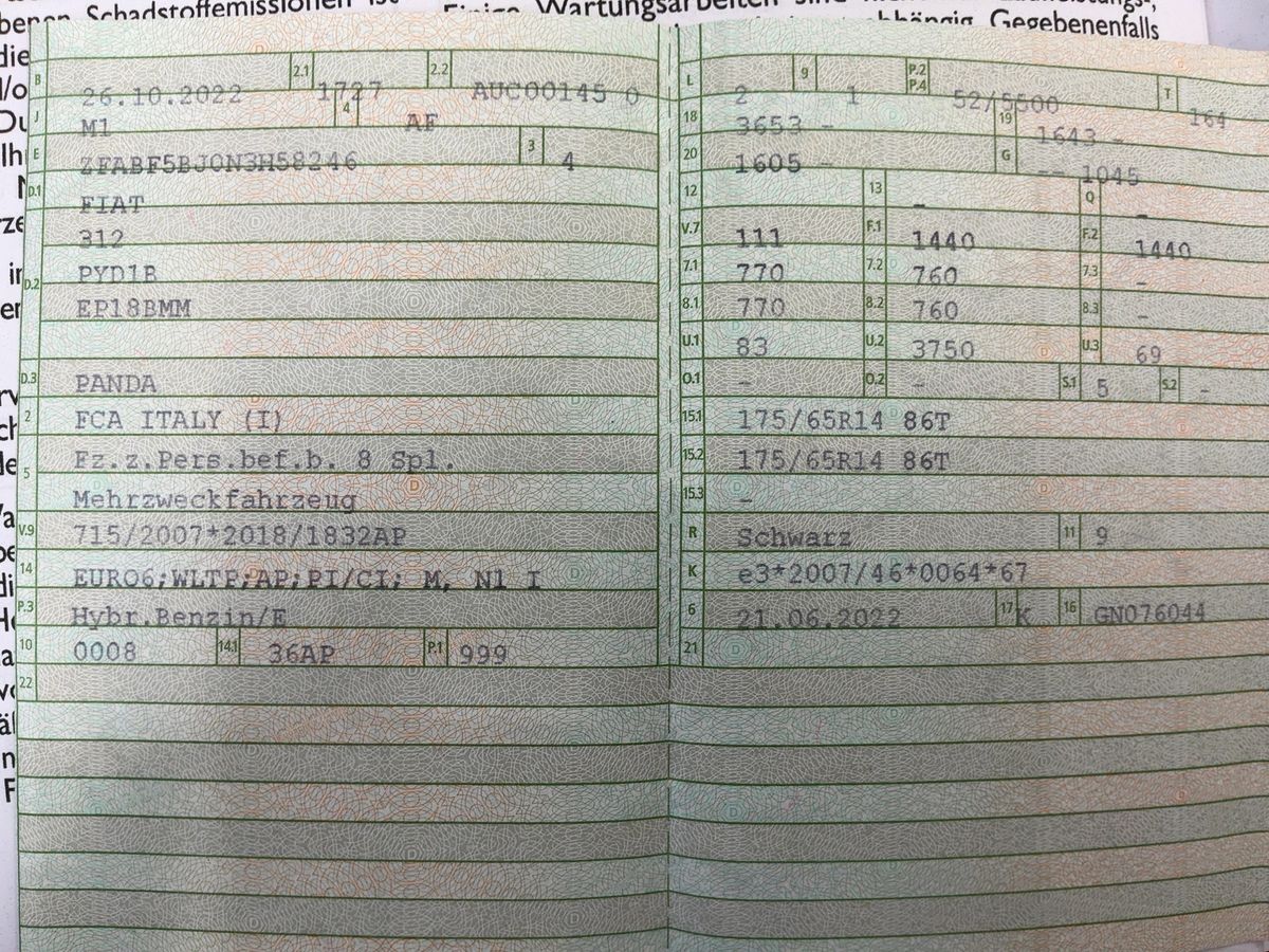 Fiat Panda 1.0 Mild-Hybrid