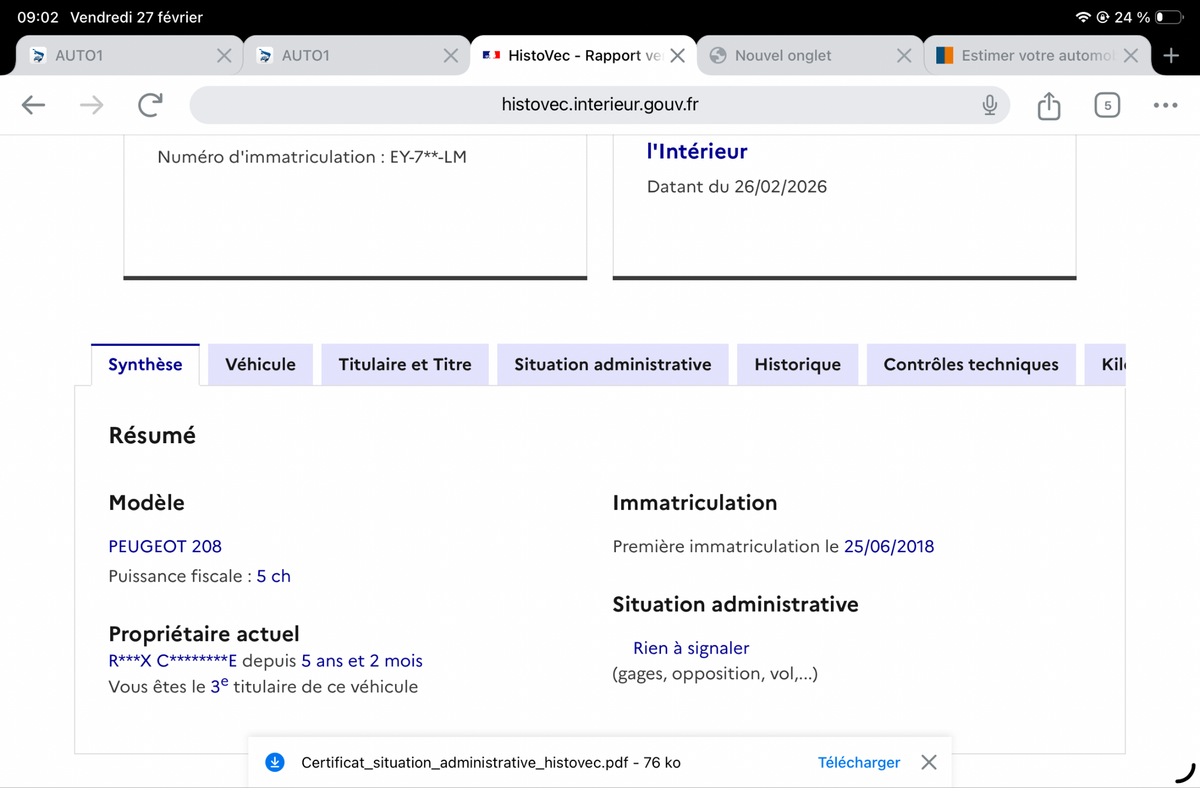 Peugeot 208 d'occasion
