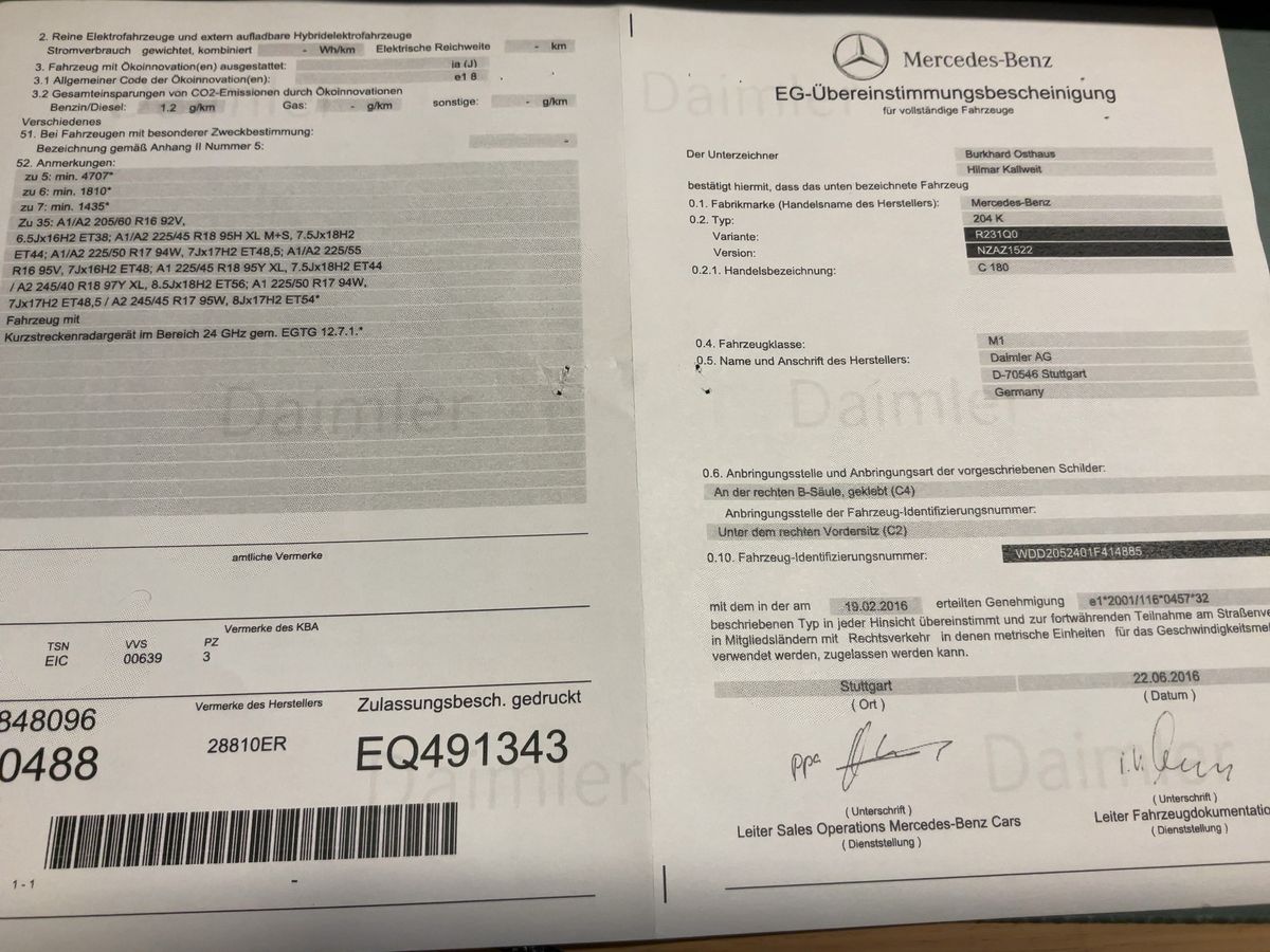 Mercedes-Benz C-Klasse d'occasion