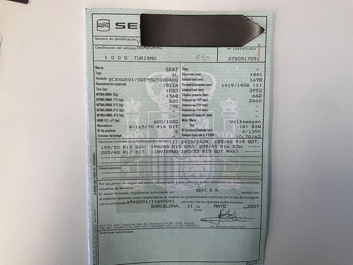Seat Ibiza 1.4 Hit