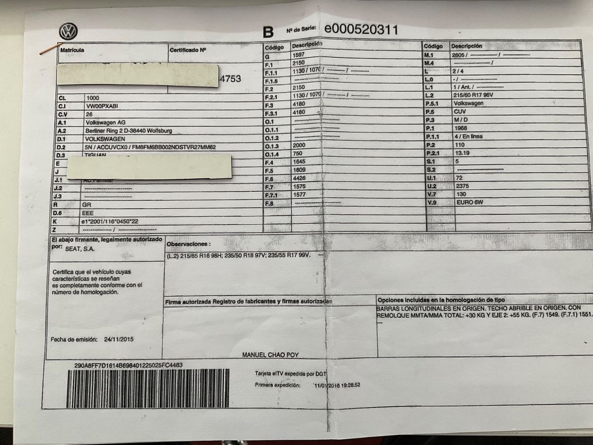 Volkswagen Tiguan d'occasion