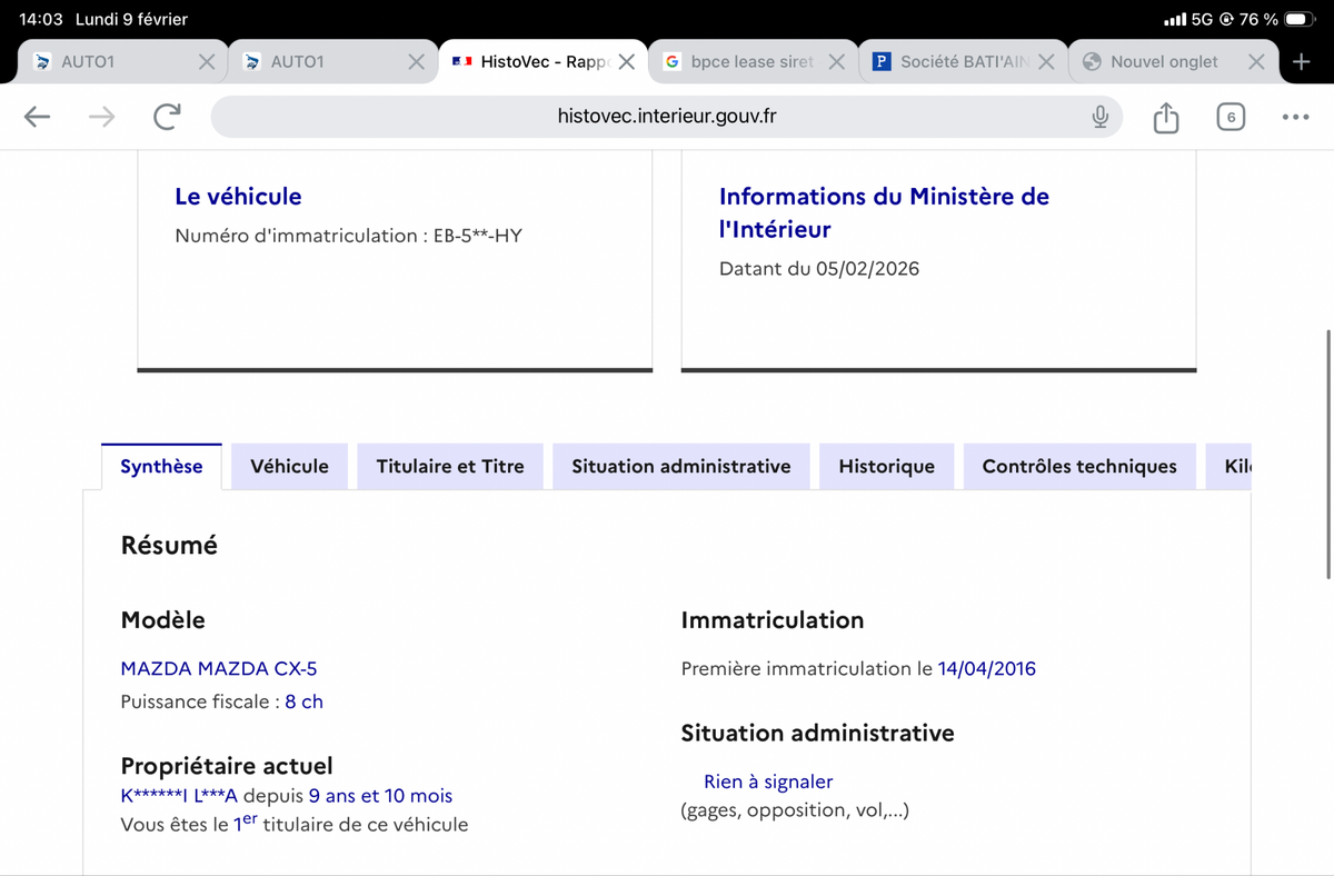 Mazda CX-5 d'occasion