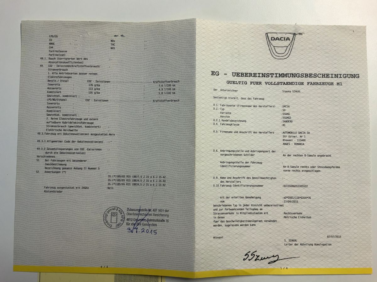 Dacia Sandero d'occasion