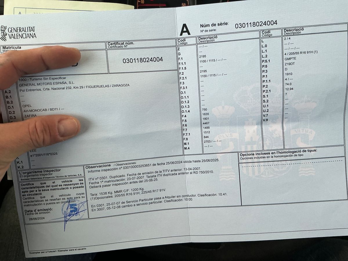 Opel Zafira d'occasion