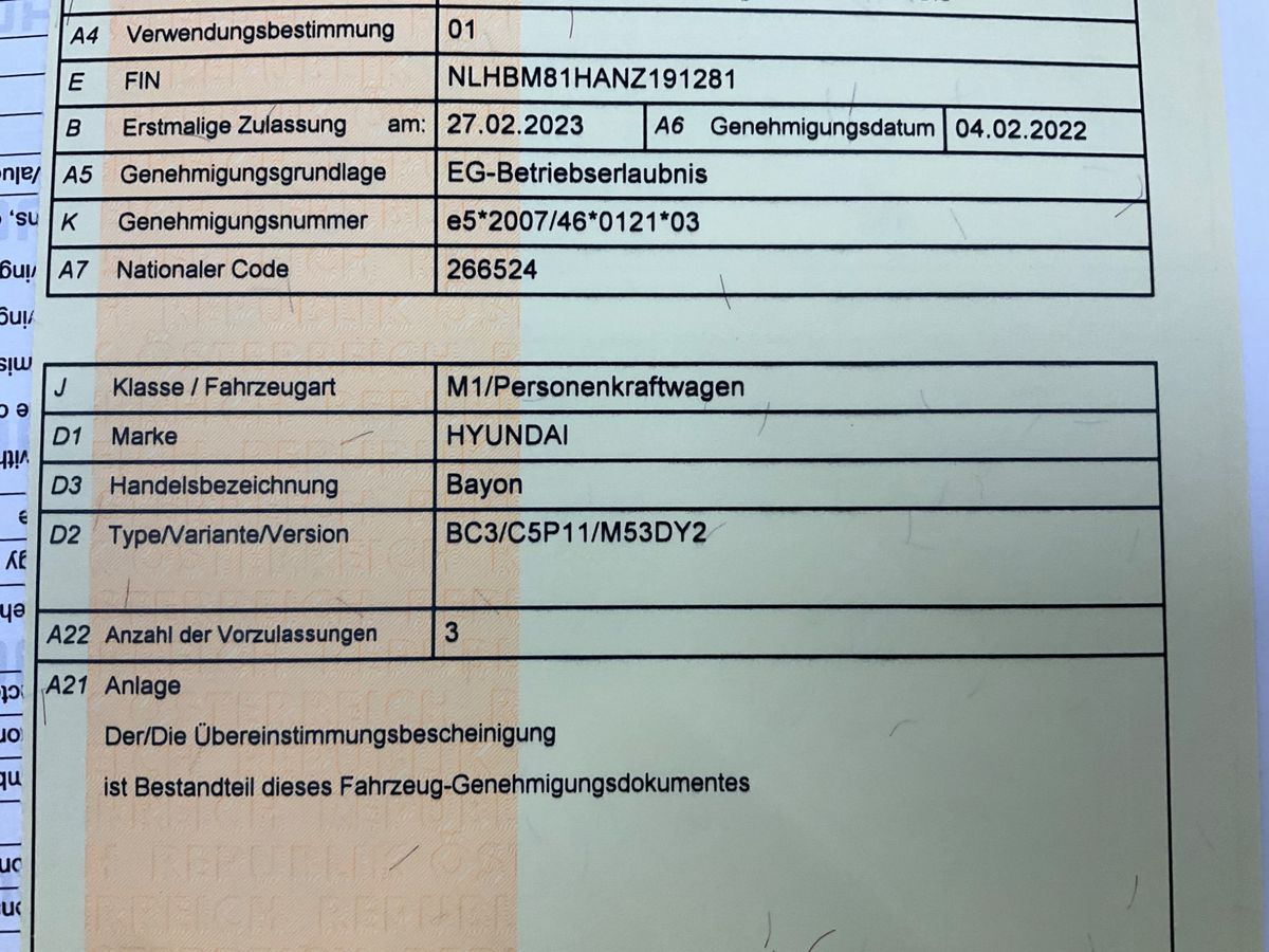 Hyundai Bayon d'occasion