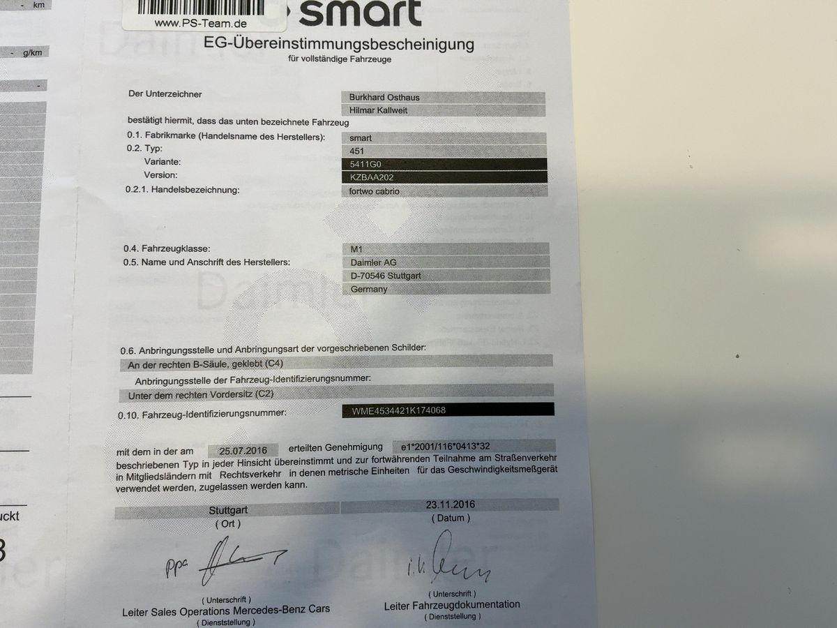 Smart fortwo d'occasion