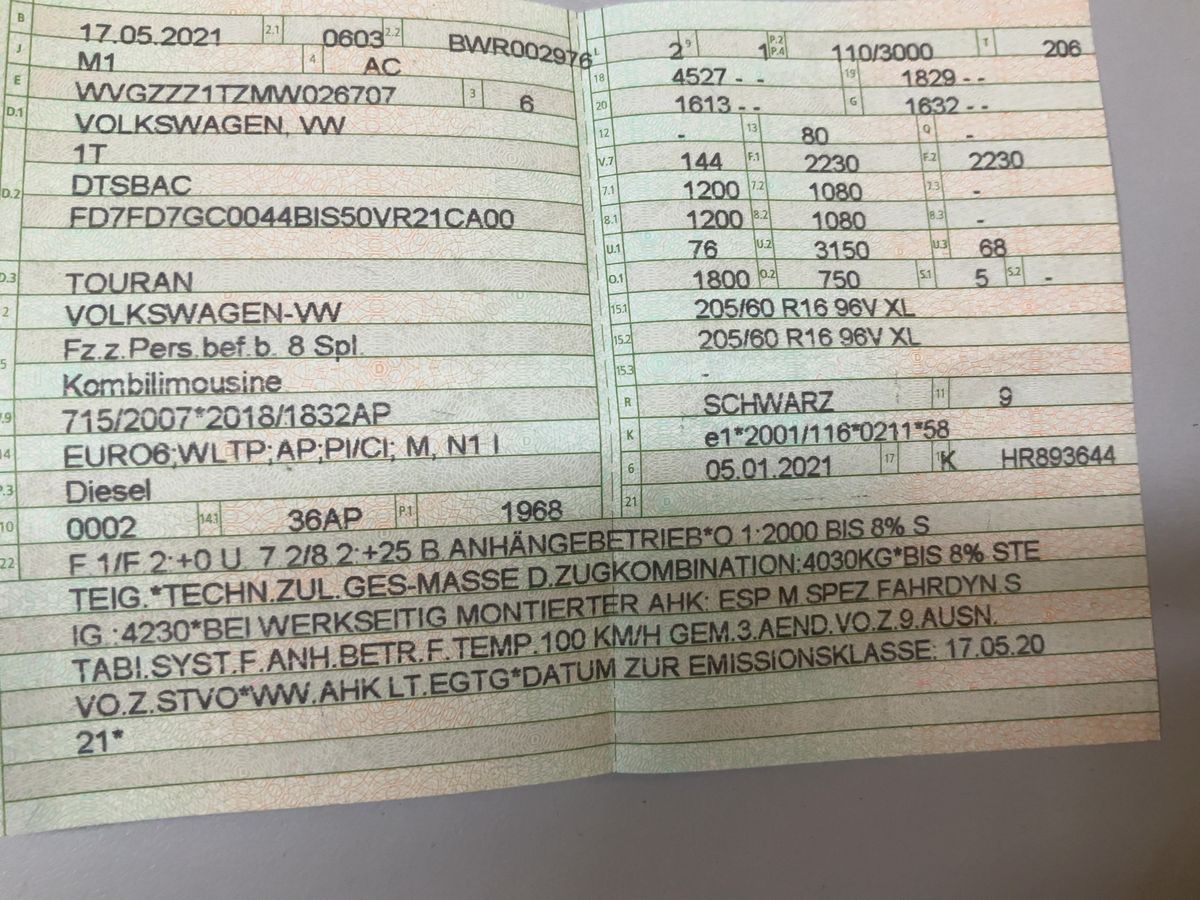 Volkswagen Touran d'occasion