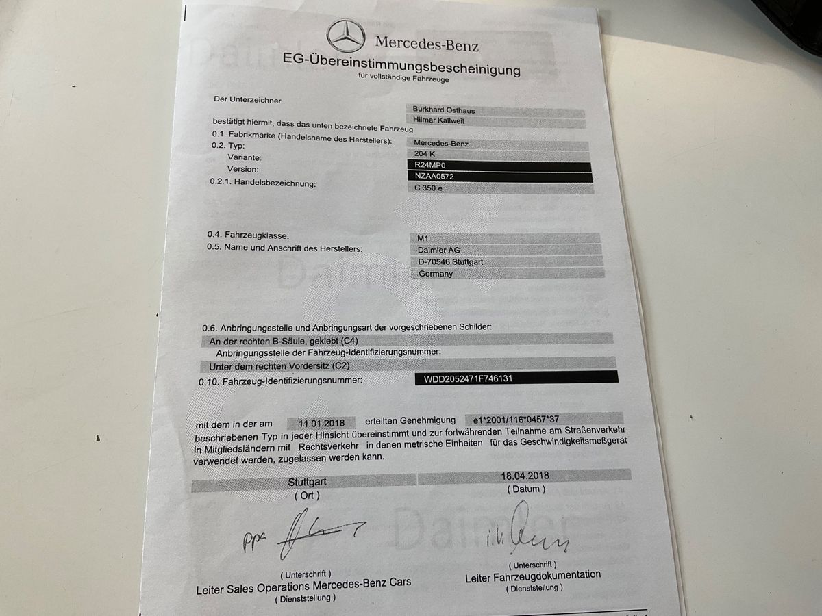 Mercedes-Benz C-Klasse d'occasion