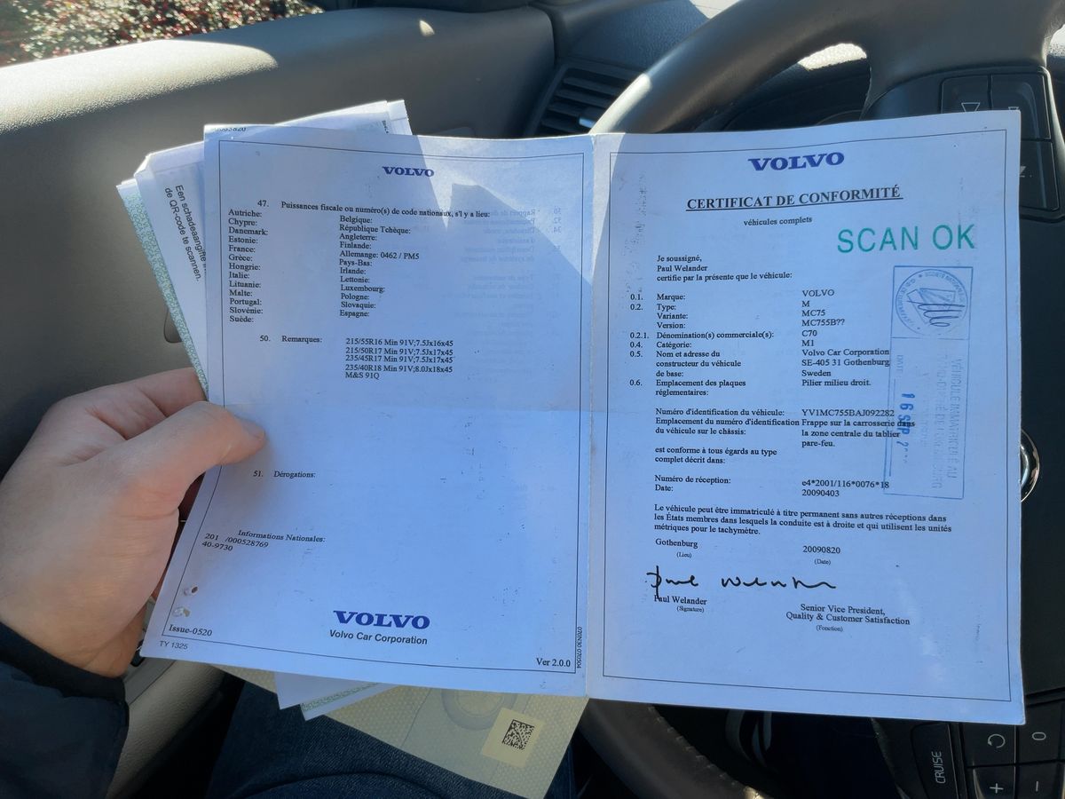 Volvo C70 d'occasion