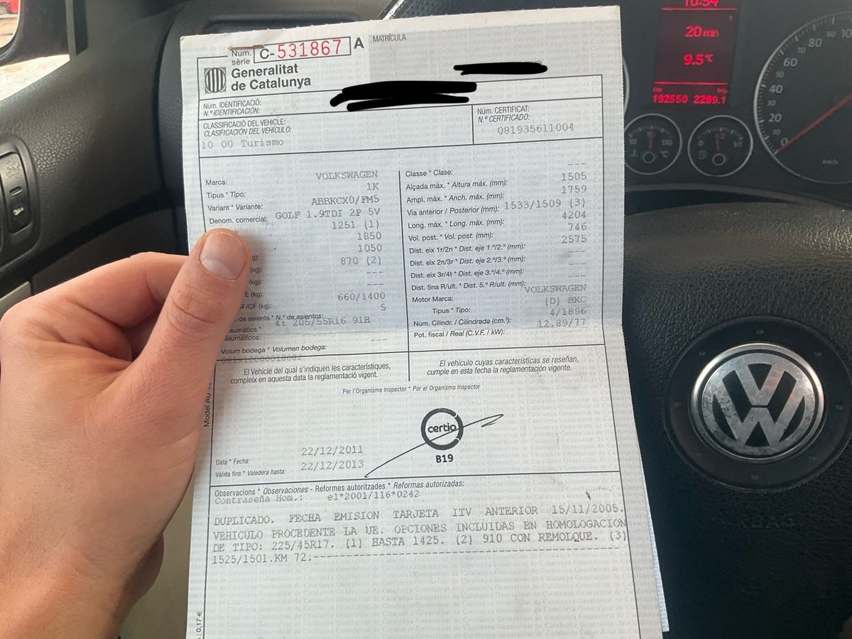 Volkswagen Golf V 1.9 TDI Sportline