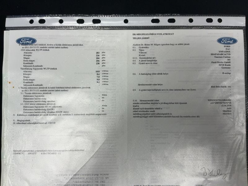 Ford Tourneo Custom 2.0 TDCi 310 L1 Sport — zdjęcie 16
