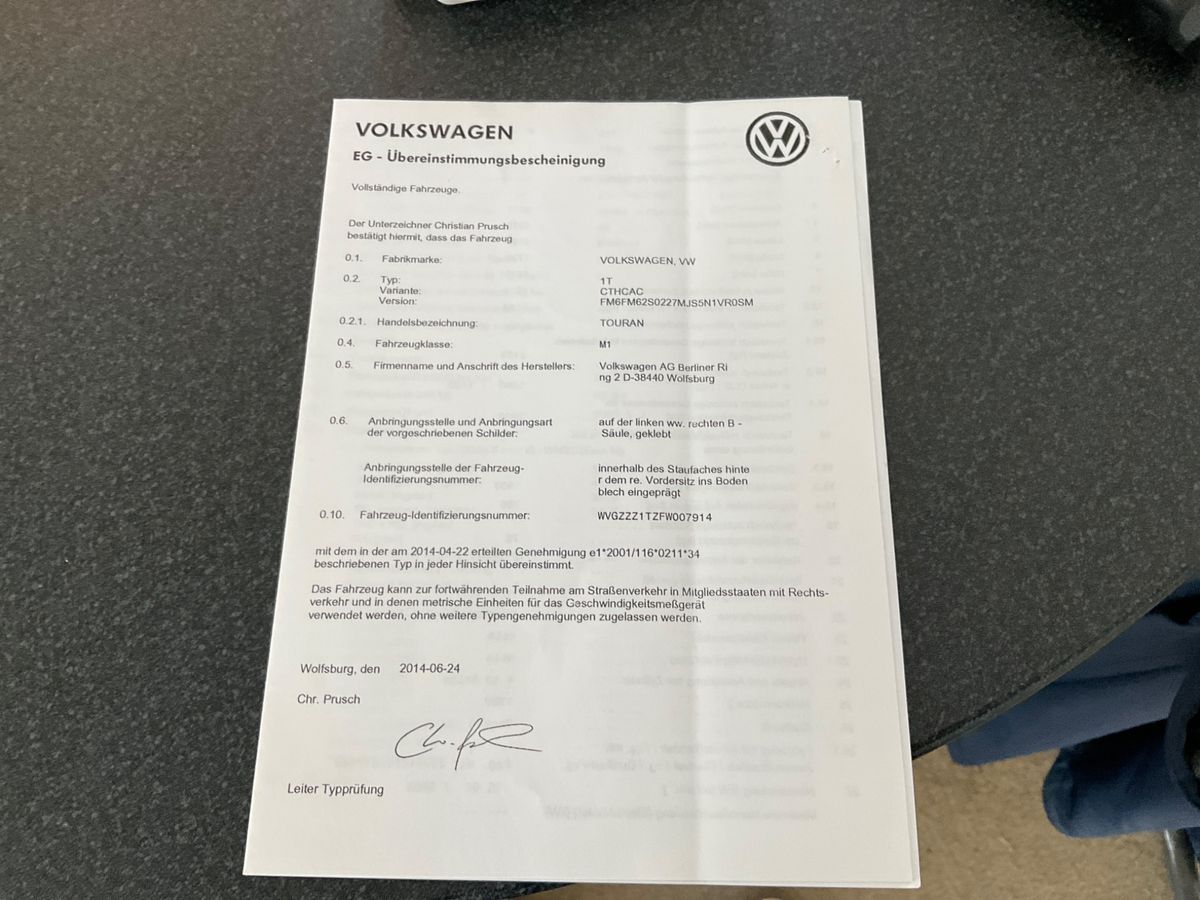 Volkswagen Touran d'occasion