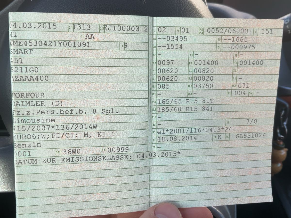 Smart forfour d'occasion