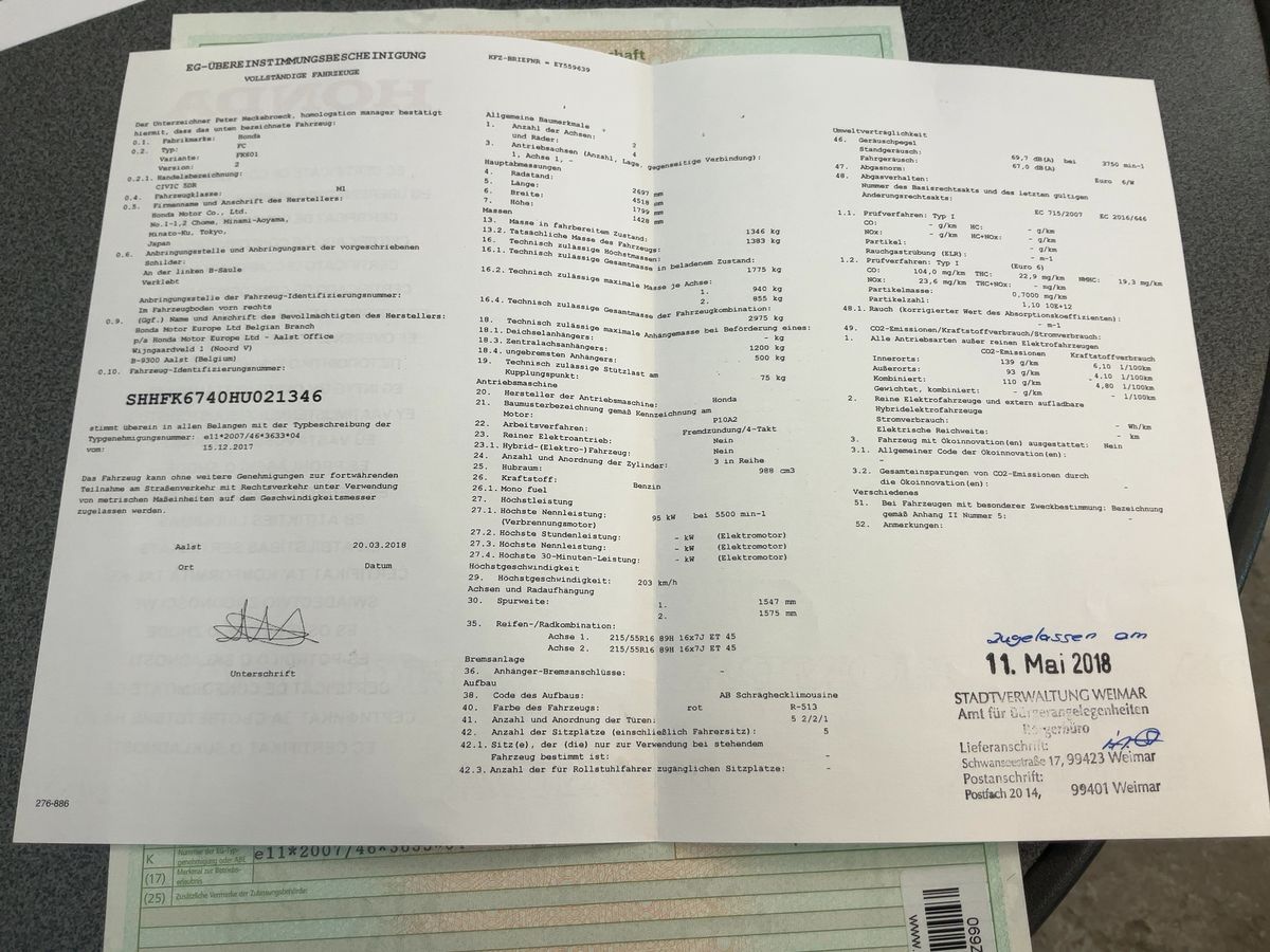 Honda Civic d'occasion