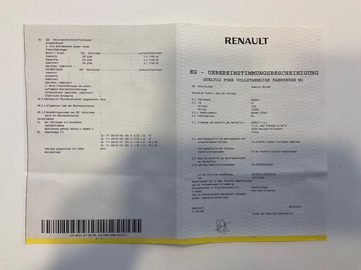 Renault Scenic d'occasion