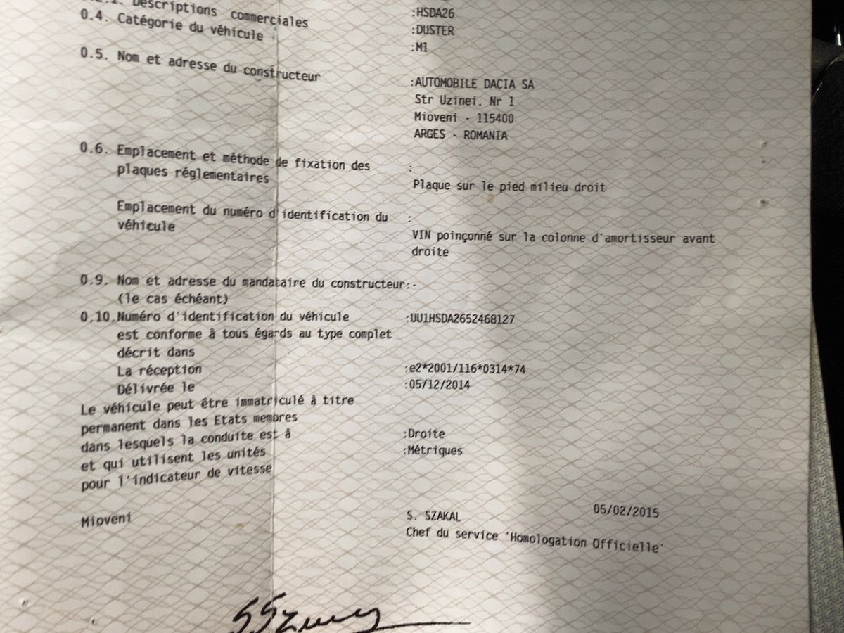 Dacia Duster d'occasion