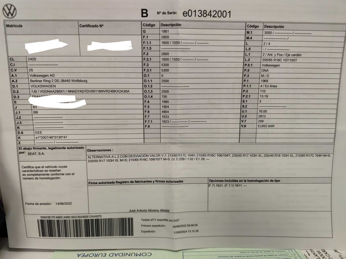 Volkswagen T6 d'occasion