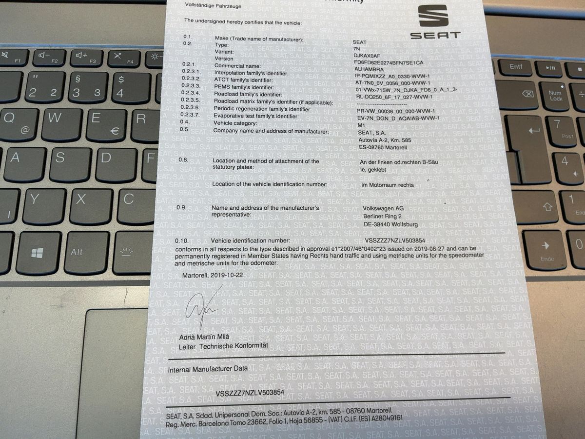 Seat Alhambra d'occasion