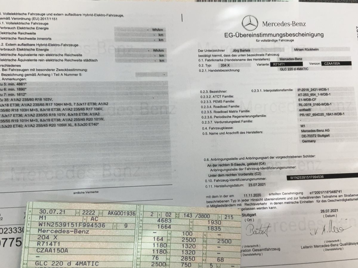 Mercedes-Benz GLC-Klasse GLC 220 d 4Matic