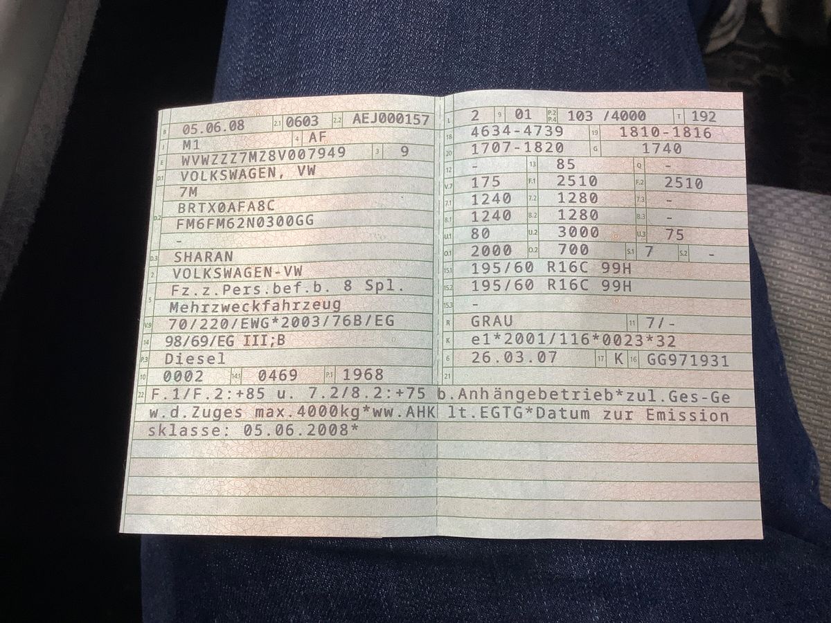 Volkswagen Sharan 2.0 TDI Trendline