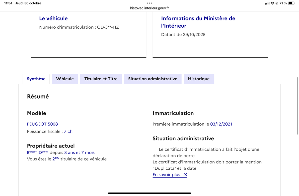 Peugeot 5008 d'occasion