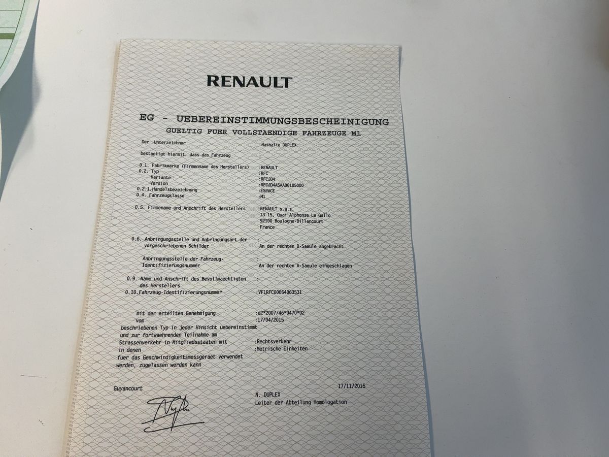 Renault Espace d'occasion