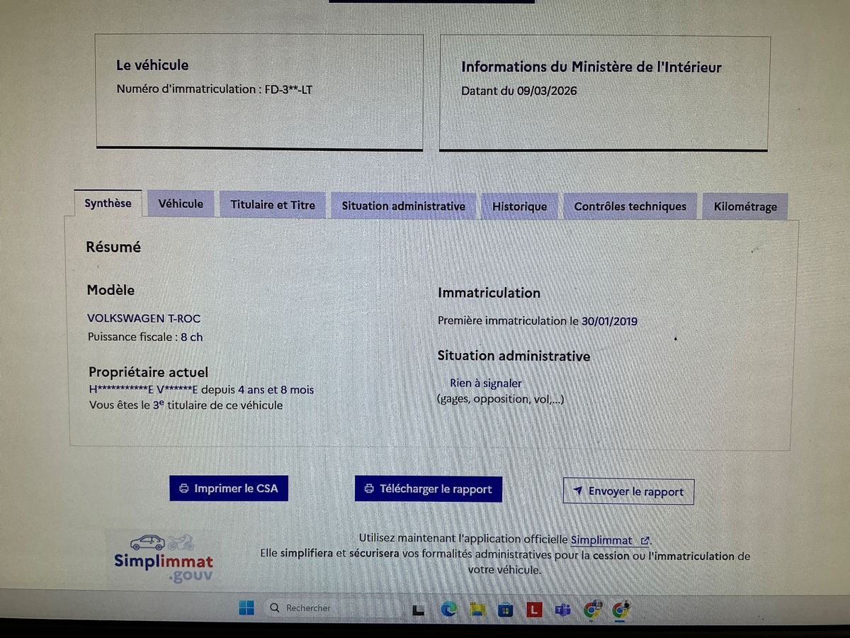 Volkswagen T-Roc d'occasion