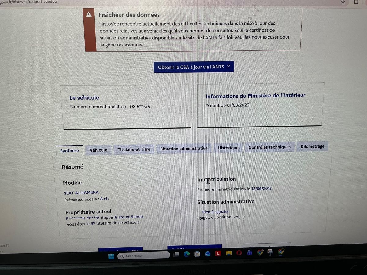 Seat Alhambra d'occasion