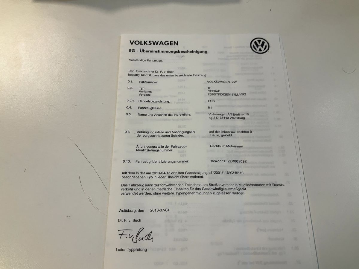 Volkswagen Eos d'occasion