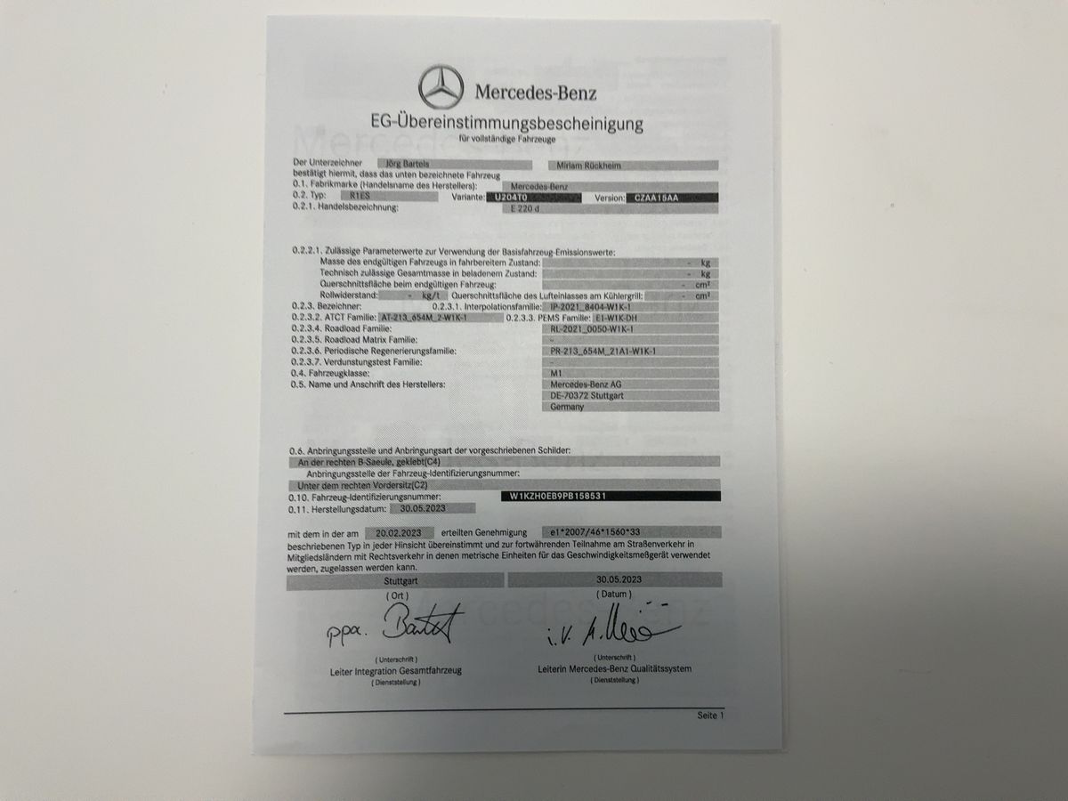 Mercedes-Benz E-Klasse d'occasion
