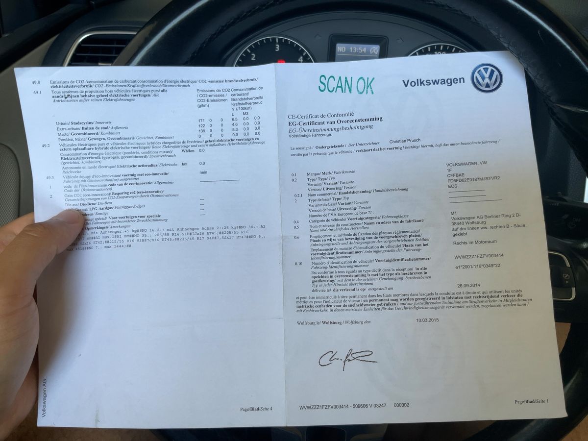 Volkswagen Eos d'occasion