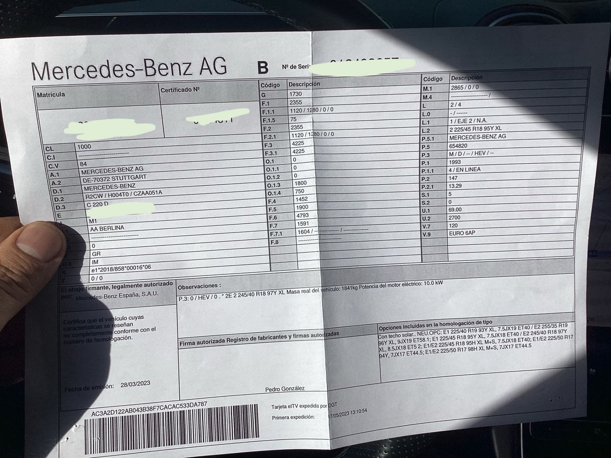 Mercedes-Benz C-Klasse C 220 d Mild-Hybrid AMG Line