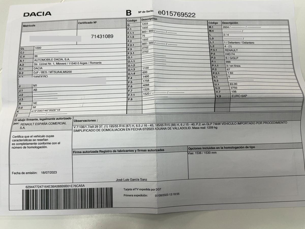 Dacia Sandero d'occasion