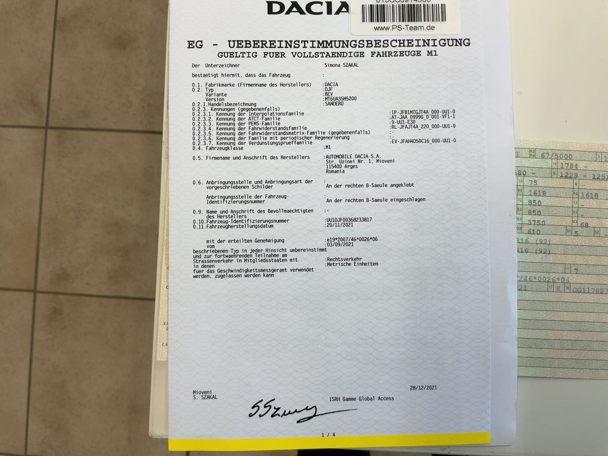 Dacia Sandero d'occasion