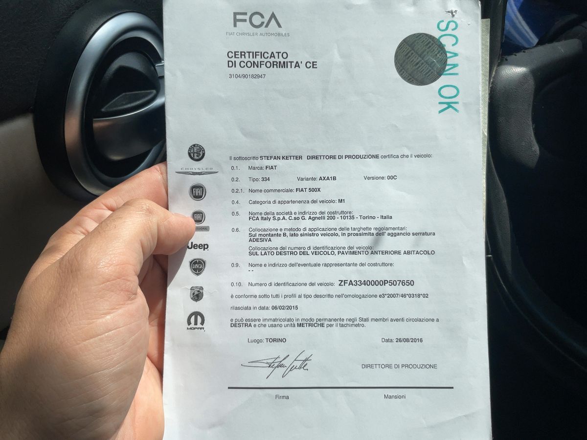 Fiat 500X d'occasion