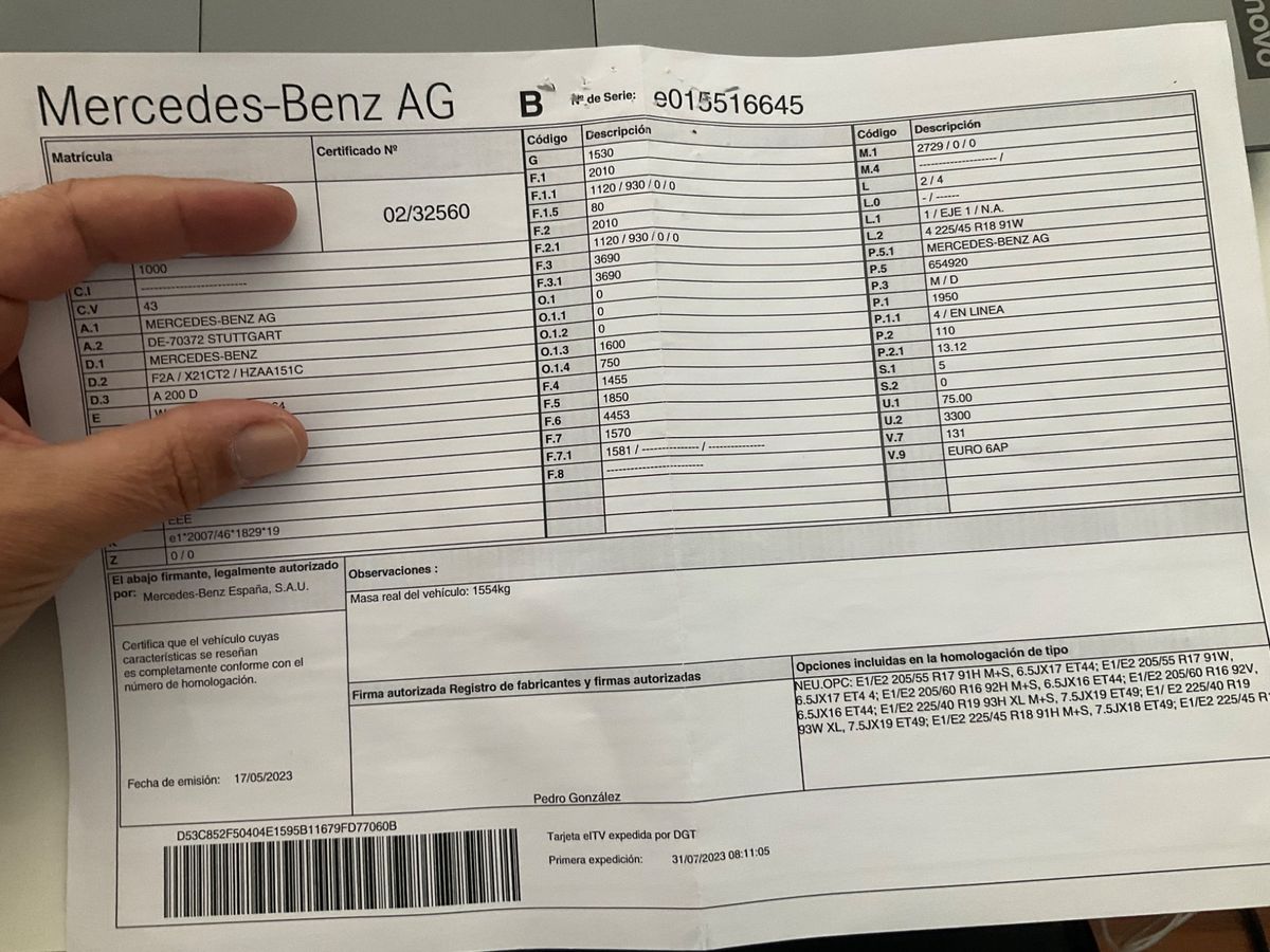 Mercedes-Benz A-Klasse A 200 d AMG Line