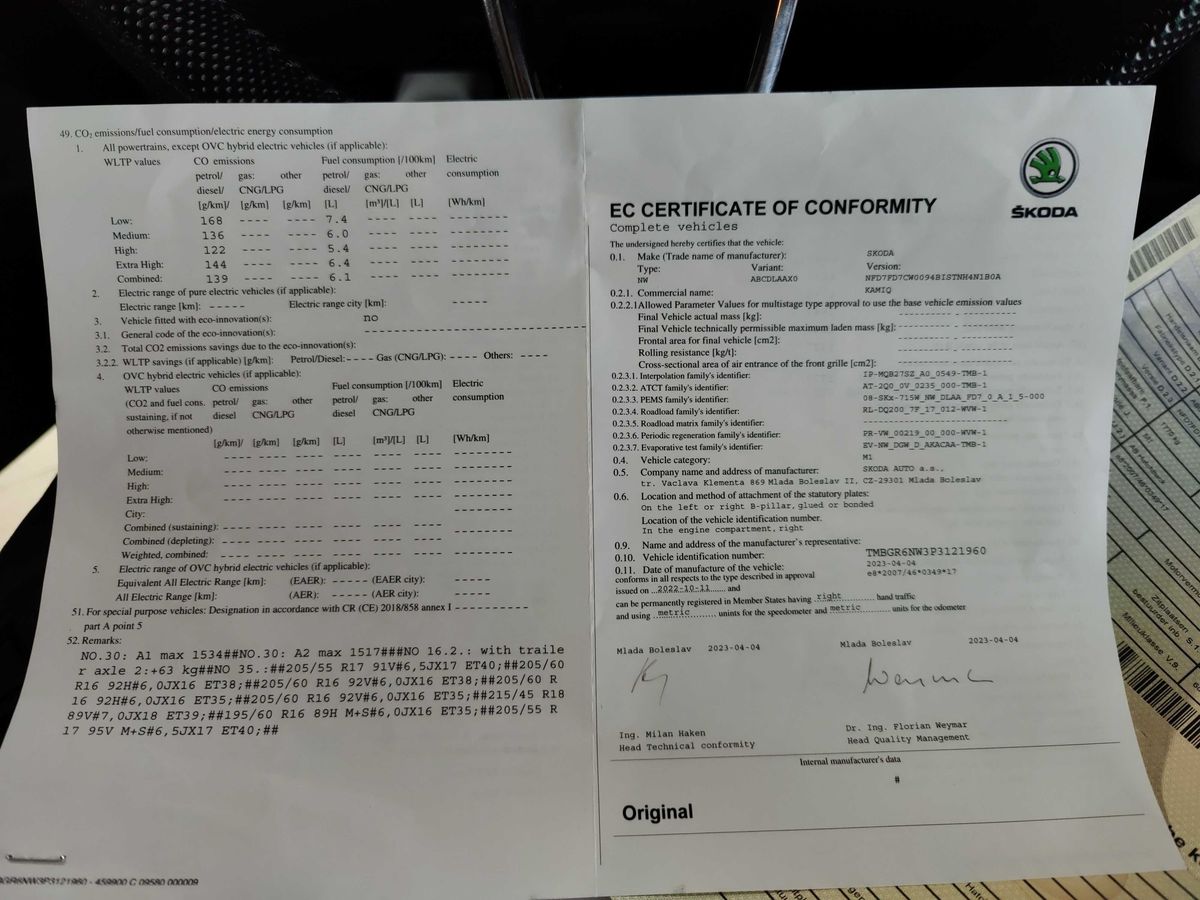Skoda Kamiq 1.0 TSI Style