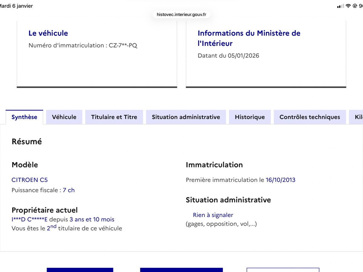 Citroen C5 d'occasion