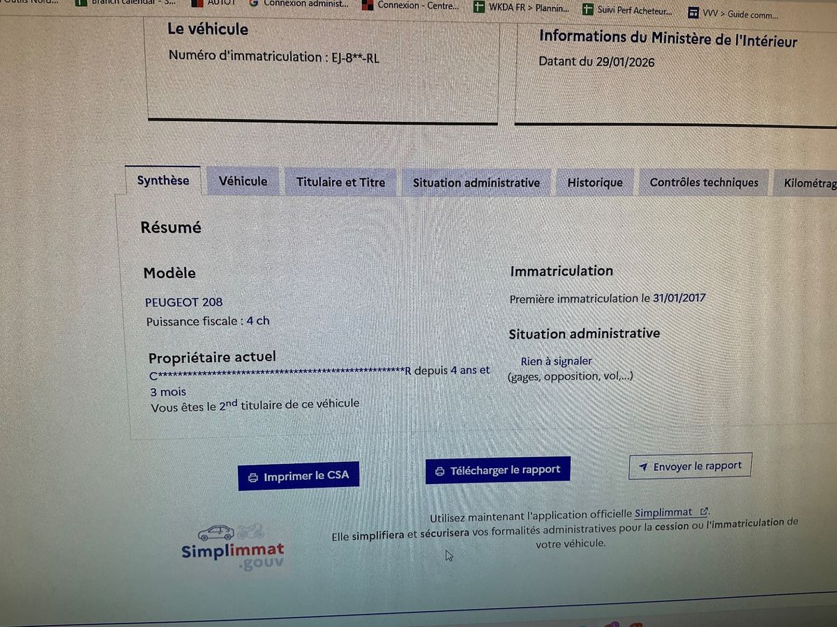 Peugeot 208 d'occasion