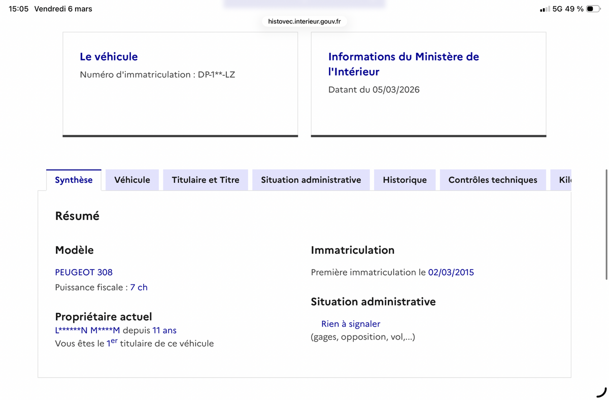 Peugeot 308 d'occasion