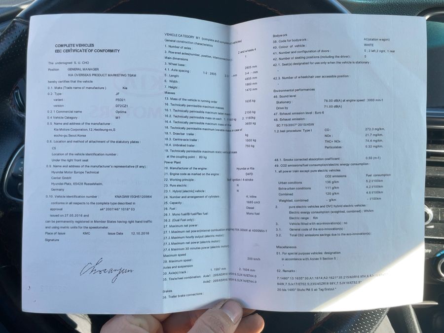 Kia Optima d'occasion