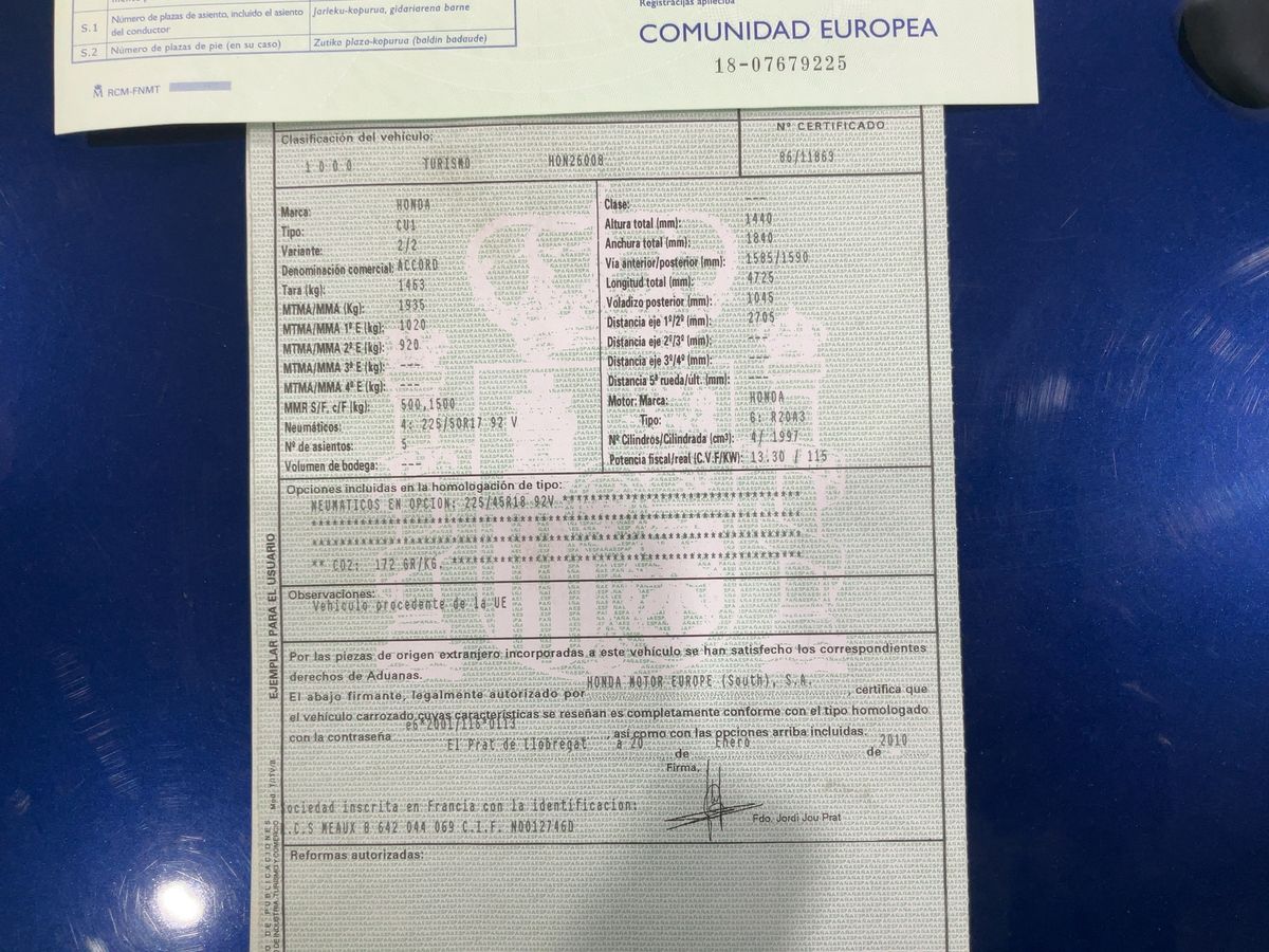 Honda Accord d'occasion