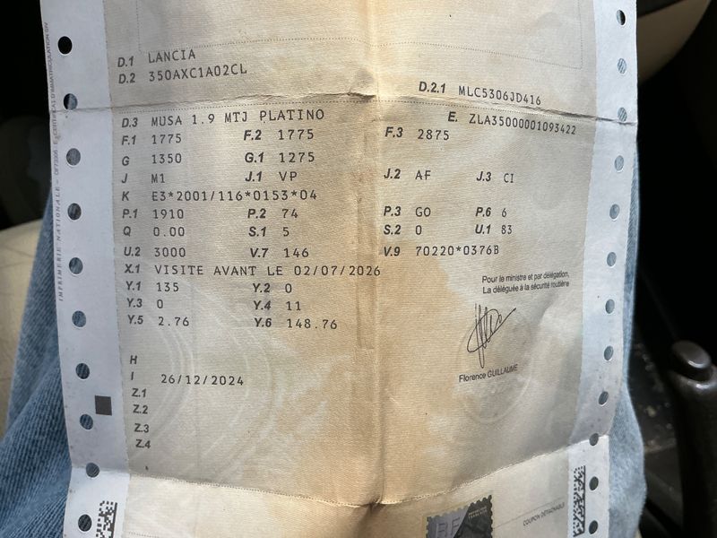Lancia Musa 1.9 JTD Multijet Platino — zdjęcie 5